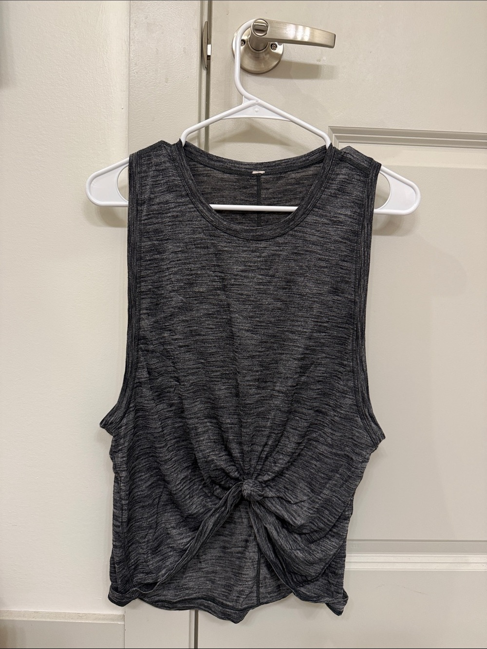 lululemon athletica Charcoal Twist-Front Tank Top